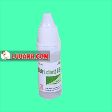 Nước muối sinh lý 