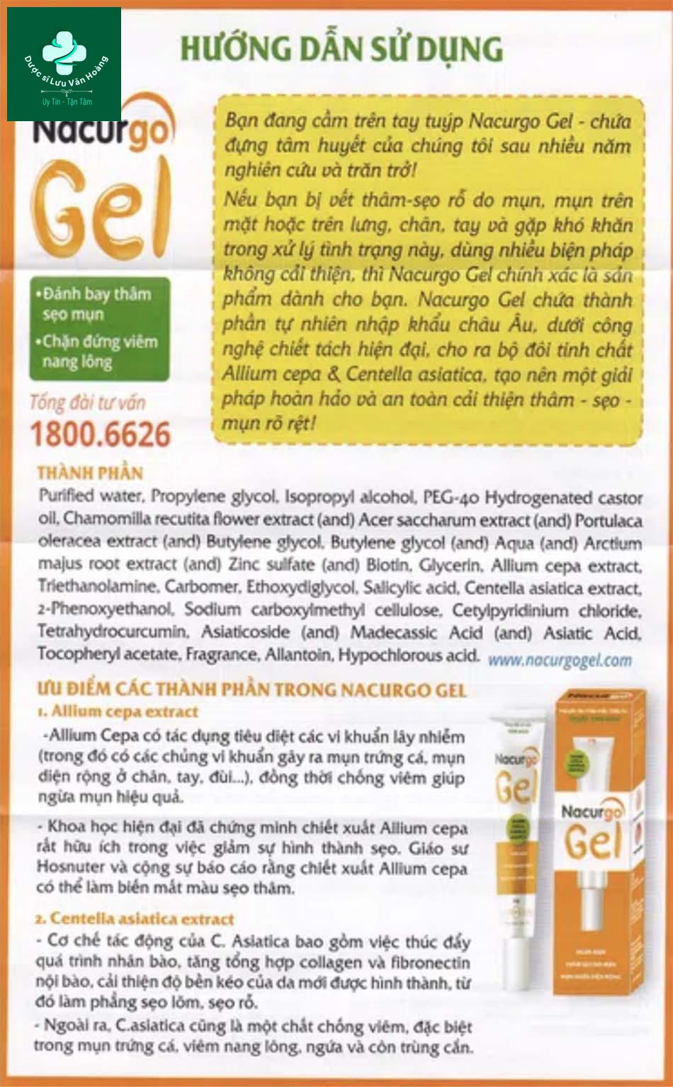 Nacurgo Gel