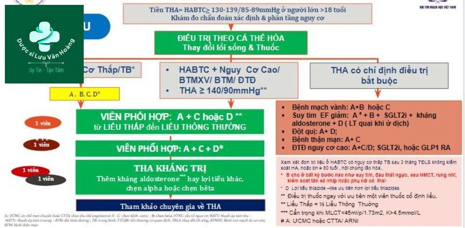 SƠ ĐỒ ĐIỀU TRỊ THA TỐI ƯU VSH/VNHA 2021
