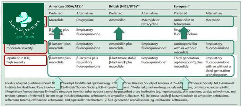 Kháng sinh kinh nghiệm từ các Guidline quốc tế 
