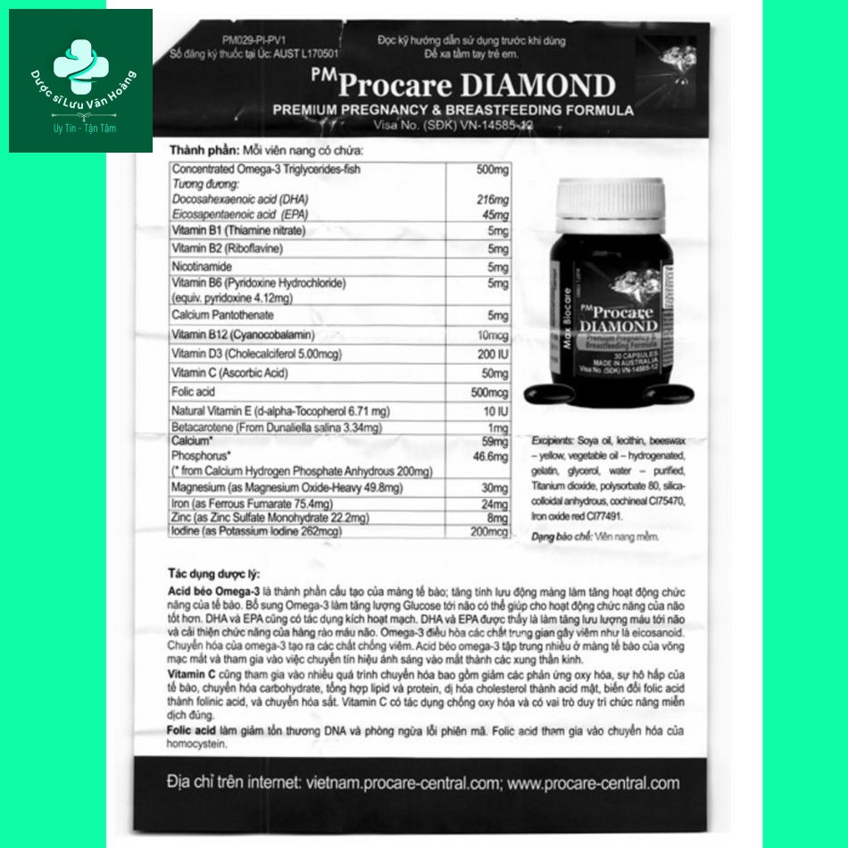HDSD PM Procare Diamond